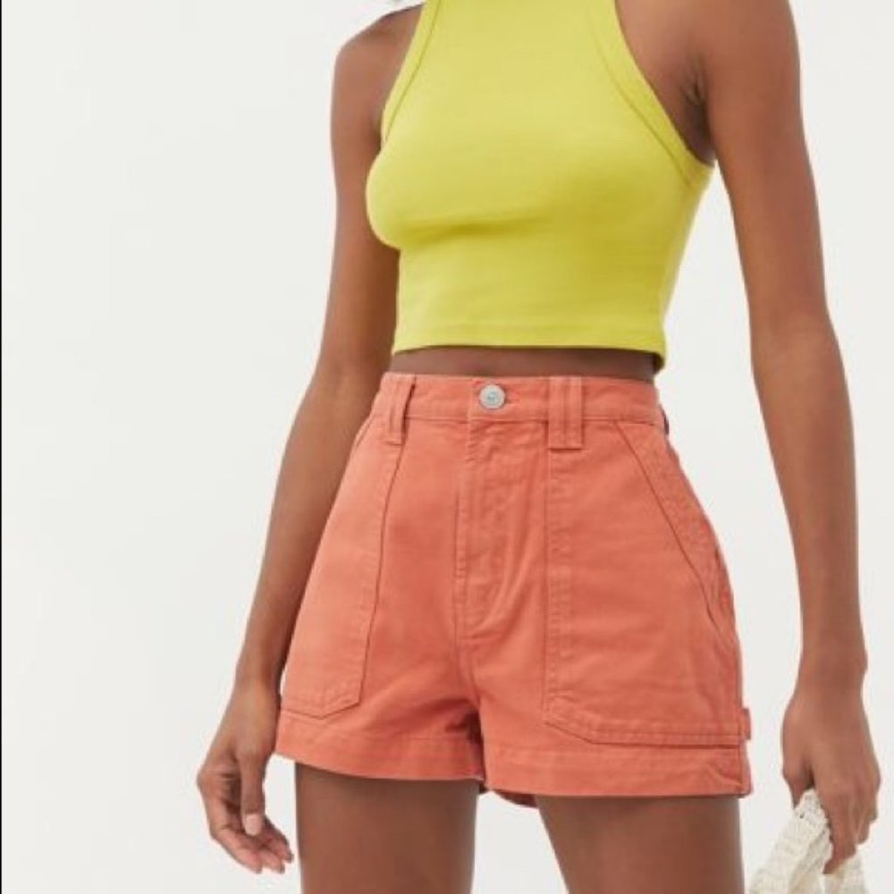NWOT BDG High-Waisted Carpenter Short - Mango